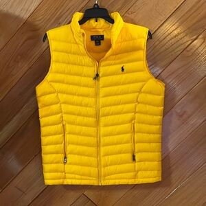 Ralph Lauren Youth XL (18-20) Yellow Puffer Vest